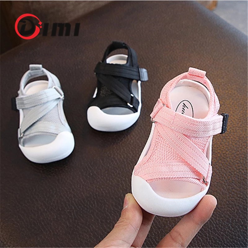 DIMI Sommer Kleinkind Schuhe Baby Mädchen Jungen Kleinkind Sandalen Nicht-Unterhose Atmungsaktive Sanft Kind Anti-Kollision Schuhe DM-027