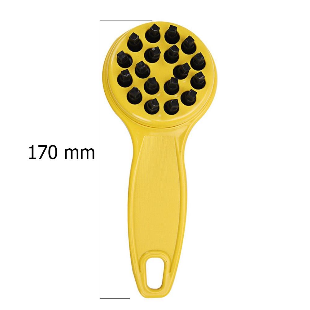 Stainless Steel Fish Skin Brush Remove Scale Scraper Fish Skin Peeler Tools Remover Shaver Brush Kitchen Cooking Gadget: H