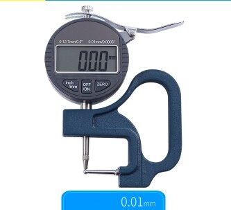 0-10MM thickness gauge thickness meter dial tester measuring tool: 30030038-07  0.01MM