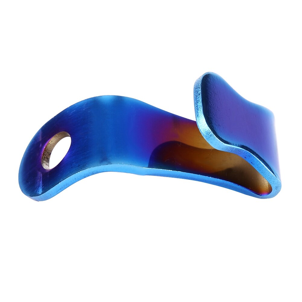 Gancho de acero inoxidable para motocicleta, colgador Universal de 8mm de titanio colorido, para motocicletas