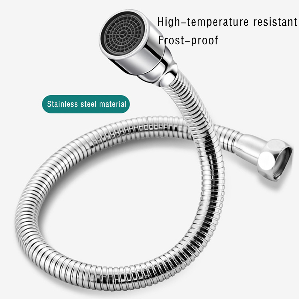 12-50cm Universal Wasserhahn Extender Edelstahl 360 ° Drehung Küchen spüle Anti-Spritz düse Belüfter Verlängerung schlauch Modi