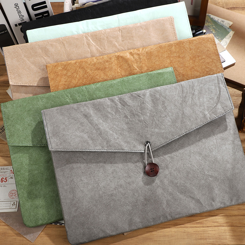 Ultralett og bærbar dupont-papirveske til nettbrett, beskyttelsesetui til ipad, oppbevaringsveske til kindle, forretningsveske, multifunksjonell dokumentoppbevaringsveske