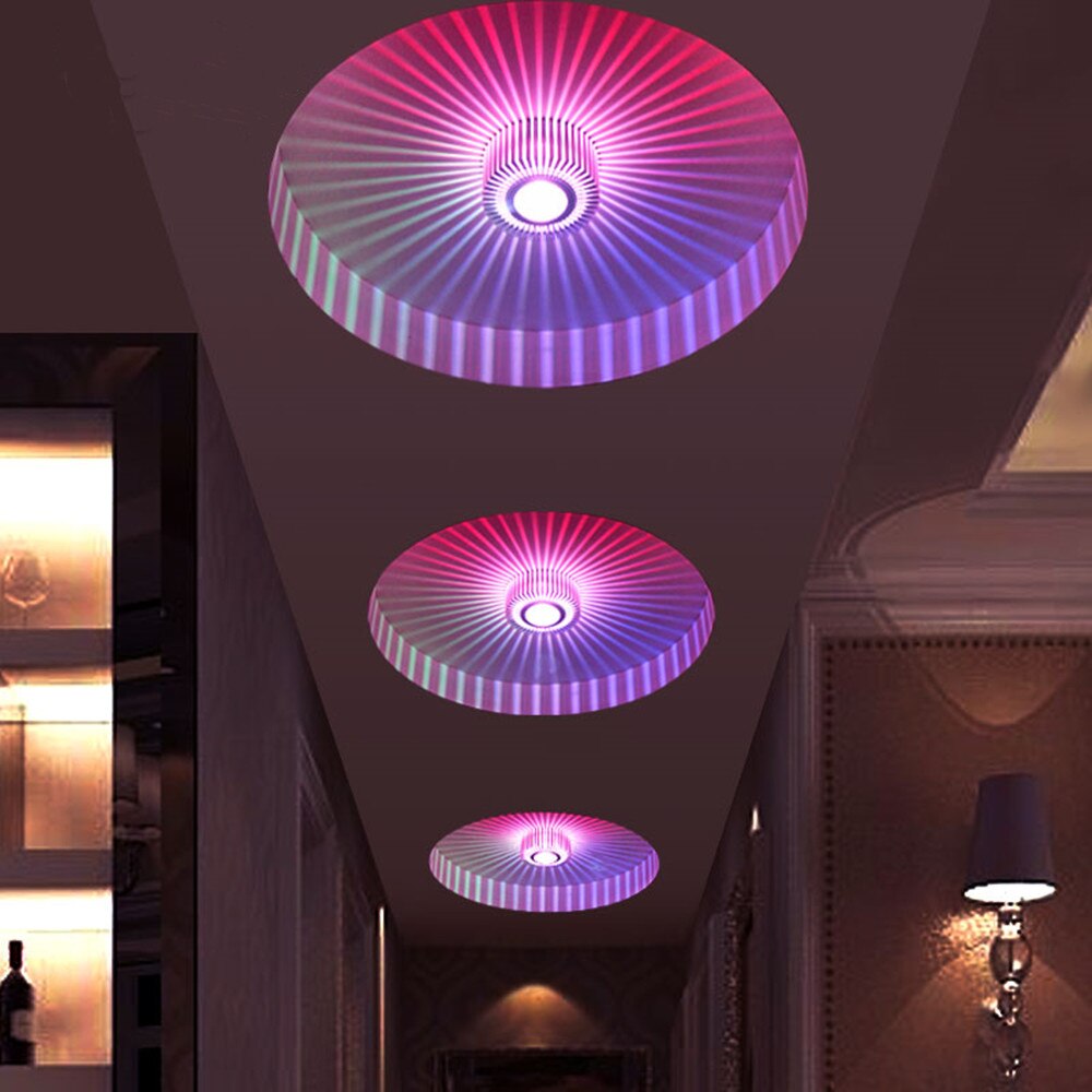 Nyhed forsænket led lampe spot led downlight 220v 110v farverig led pære spot lys til stuen ktv fest dekoration lampe