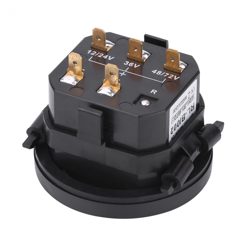 12V/24V/36V/48V/72V LED Digital Battery Indicator Meter Gauge for Golf Cart Car Styling