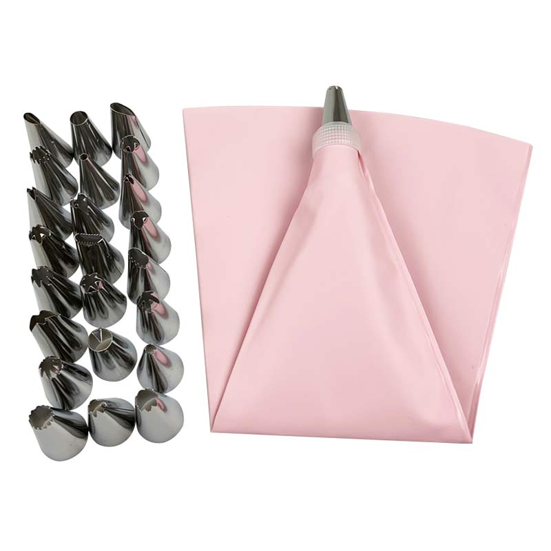 Stainless steel cake decorating tool pipe pastry nozzle kitchen gadgets baking accessories