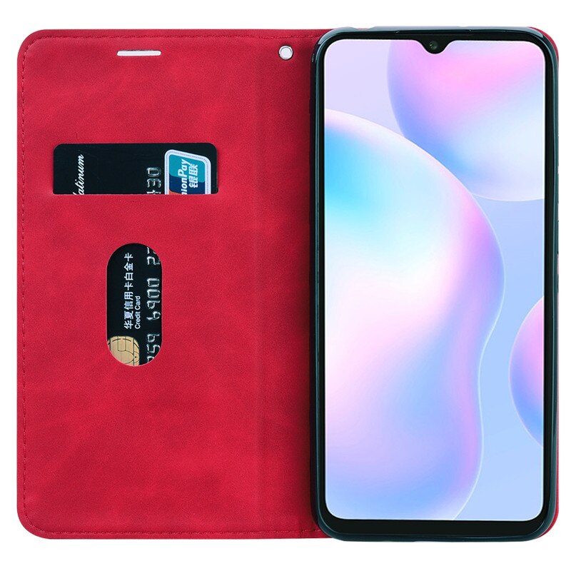 Luxe Flip Leather Case op Voor Xiaomi Redmi 9A Case Redmi 9A 9 EEN Portemonnee Flip Case Voor xiaomi Redmi 9A Cover Coque