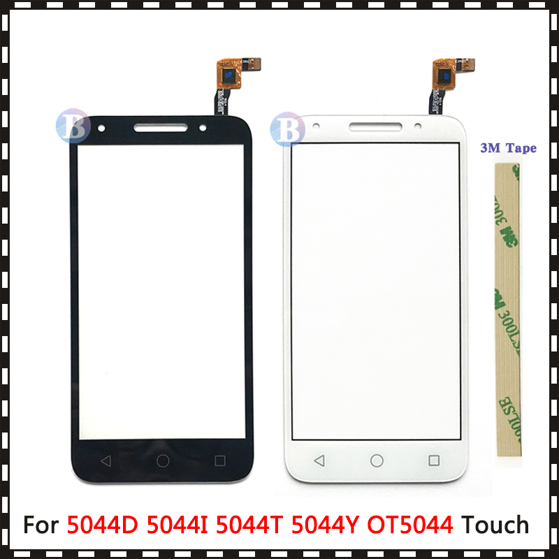 Vervanging 5.0 "Voor Alcatel One Touch U5 5044D 5044I 5044 T 5044Y OT5044 Touch Screen Digitizer Sensor Outer Glas lens Panel