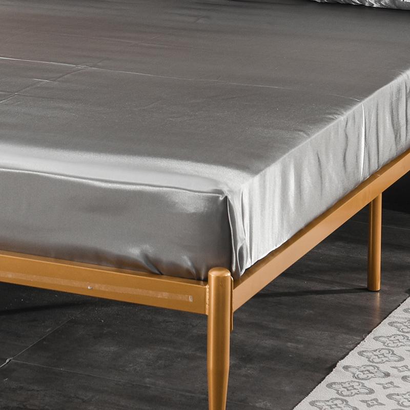 72 soie Drap Housse sur bande élastique couleur unie Housse matelas draps de lit 8 taille Drap Housse de Matela reine roi Drap de lit
