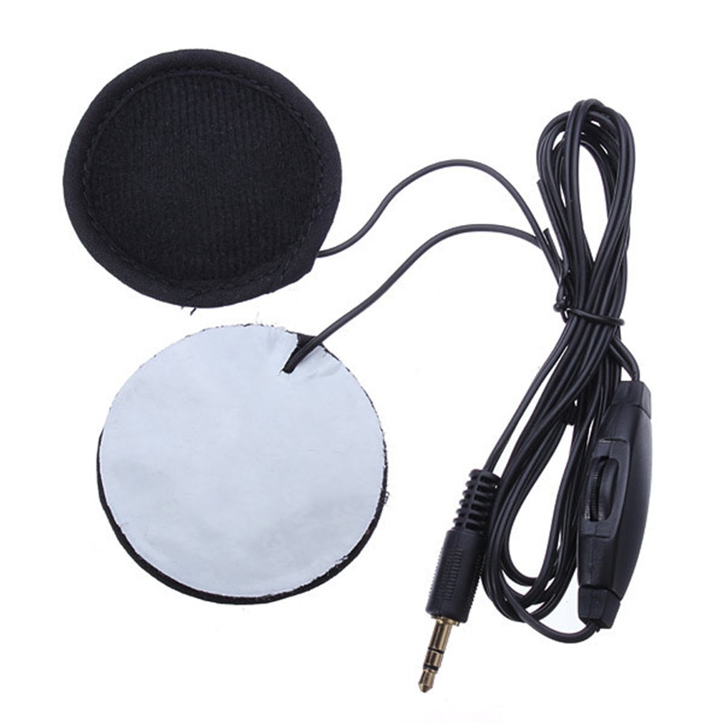 3.5mm Wired Motorfiets Fietshelm Oortelefoon Headset MP3 Oortelefoon Sticker Helm Rijden Apparatuur Stereo Oortelefoon Accessoires