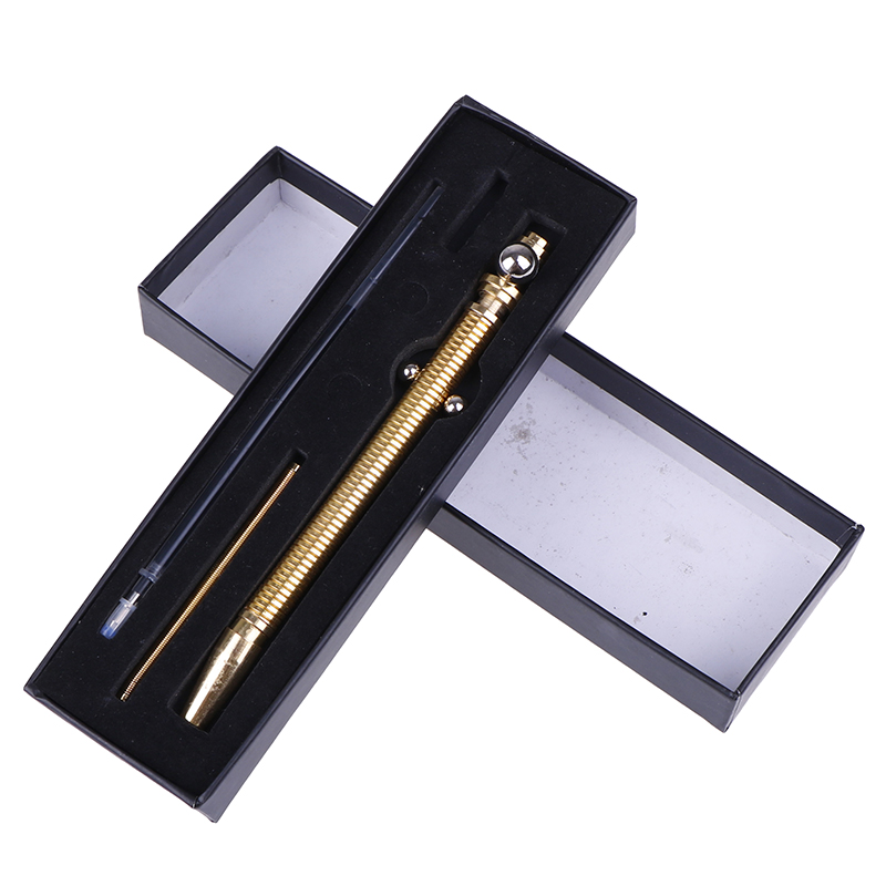 Creatieve Anti-Stress Magnetische Pen Stress Verlichten Speelgoed Metalen Lente Pen Spinner Speelgoed