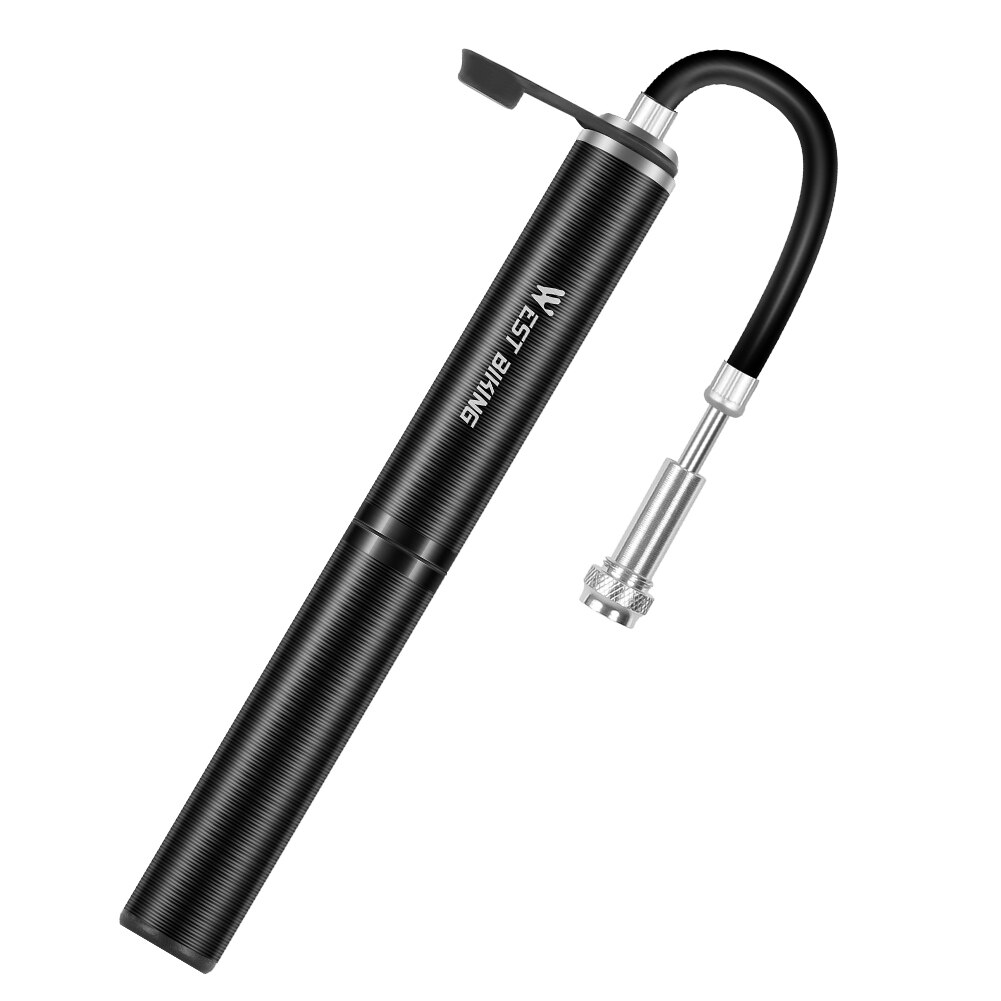WEST BIKING Bicycle Air Pump 160PSI MTB Bike Presta Schrader Valve Hose Pump Bike Accessories with Valves Gas Needle
