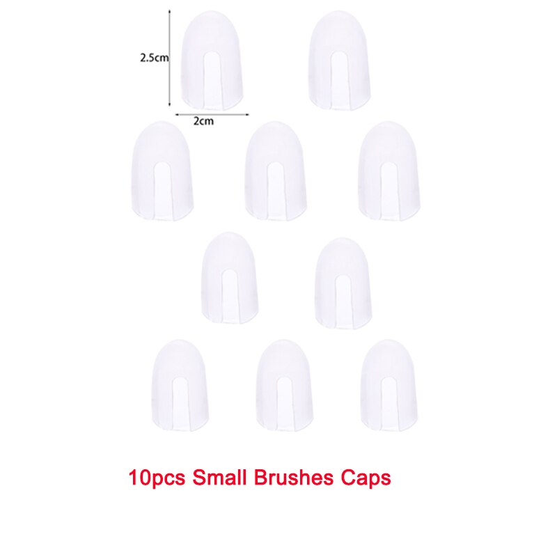 5/10Pcs Colorful Ink Brush Smooth Blending Brushes Drawing Painting Flat Brushes Kit for Diy Scrapbooking Cards Making Ink Tools: 10pcs Brushes Cap