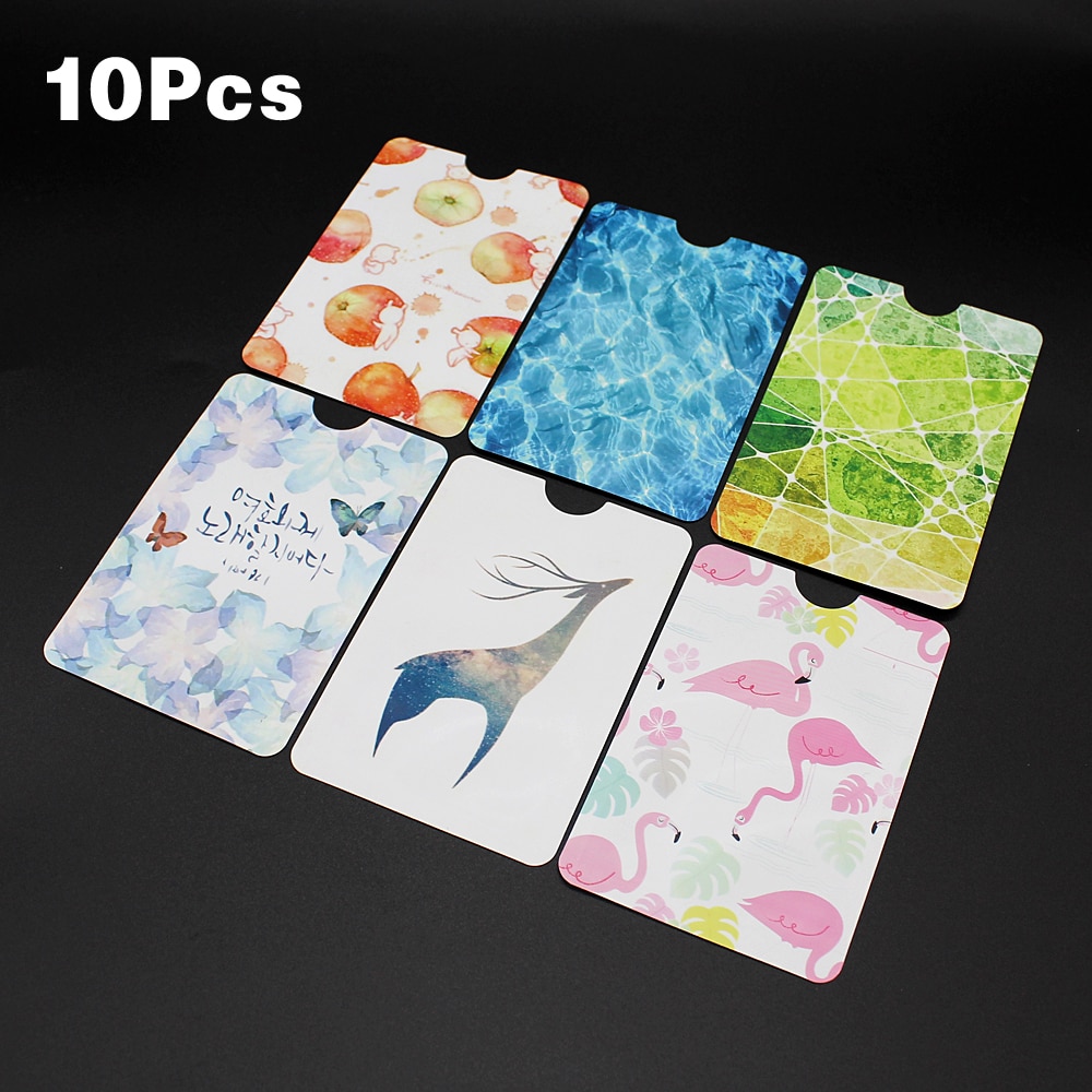 Anti Rfid Blocking Reader Lock Card Holder Unisex ID Bank Card Case Protection Aluminium Metal Anti-theft Credit Card Holder