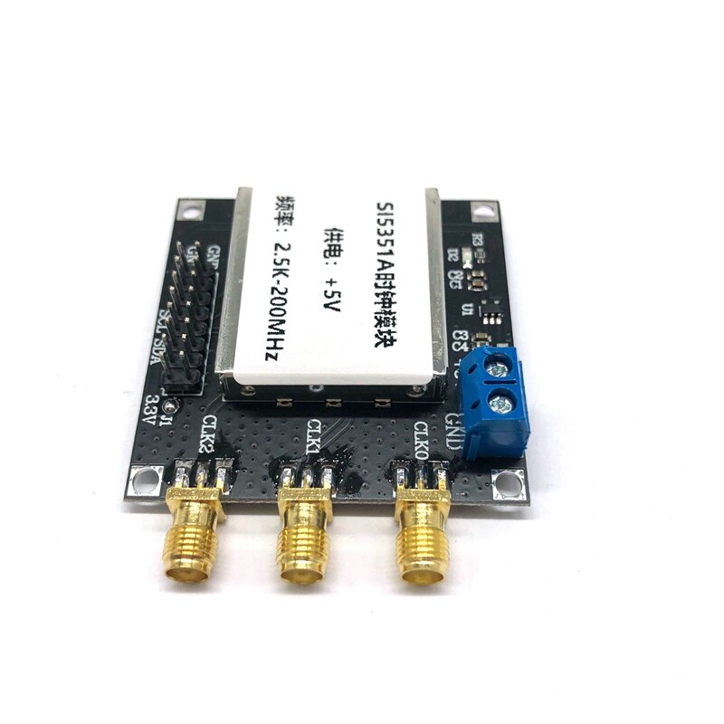 Módulo generador de señal de reloj SI5351, 2,5 K-200Mhz, generador de frecuencia de onda cuadrada de señal de alta frecuencia para HAM, sin pantalla