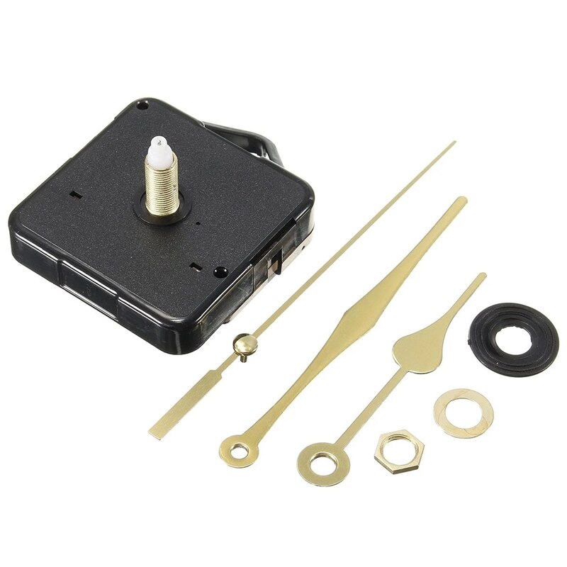 Mecanismo de reloj de pared de 5 piezas, mecanismo de reloj de cuarzo, herramientas de reparación, Kit de piezas