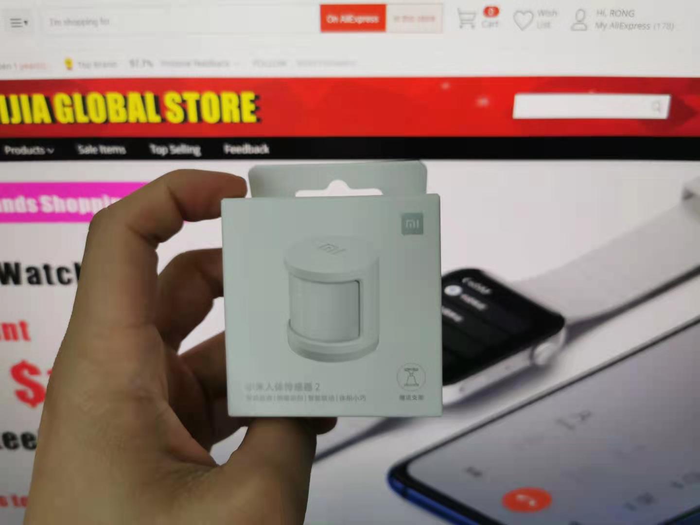 Newest Xiaomi Mijia Motion Sensor 2 Human Body Sensitive Ambient Light Dark Transducer Bracket Bluetooth Work With Mijia