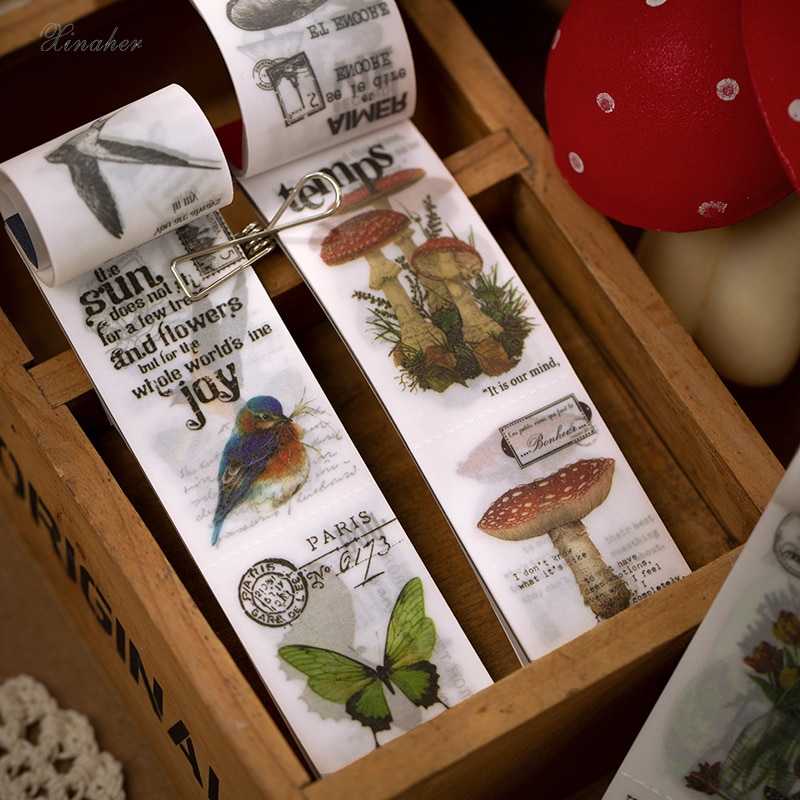 Multi-function notes Craft Paper Material Package DIY bamboo leaf Junk Journal Craft Photo Albums Decoration