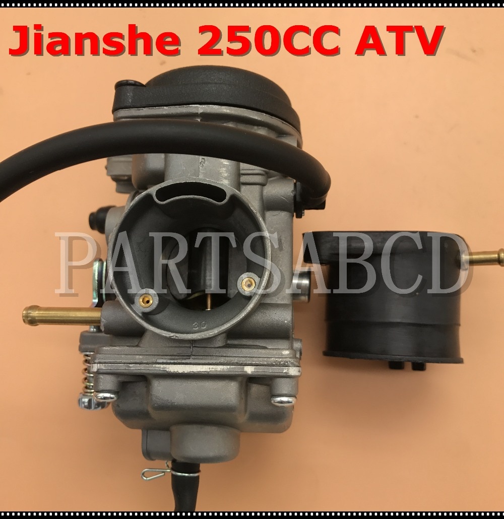 30mm karburator tk jianshe loncin bashan 250cc atv quad atv 250 js250 karburator med indsugningsmanifold