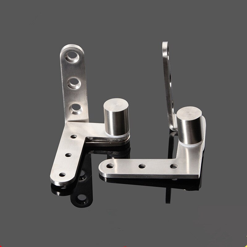 Stainless Steel Rotation Door Hinges Page Hidden Heavy Duty Pivot Hinge Doors Catches Latch Adjustable Up Down Hinge Furniture