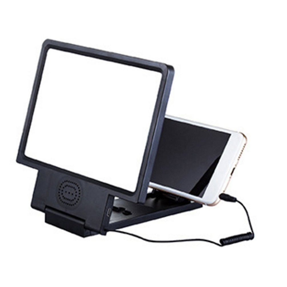 3D Eye Protection Mobile Phone Magnifying Glass Screen Amplifier Video Amplifier With Speaker Audio Bracket