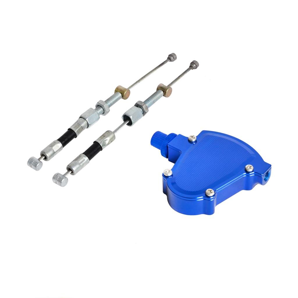 Levier d&#39;embrayage court, système de câble facile à tirer, pour Kawasaki Z650 Z750 Z900 Z800 Z1000 ZX6R ZX10R KX125 KX250 KX250F KX450F KLX: Cable Blue