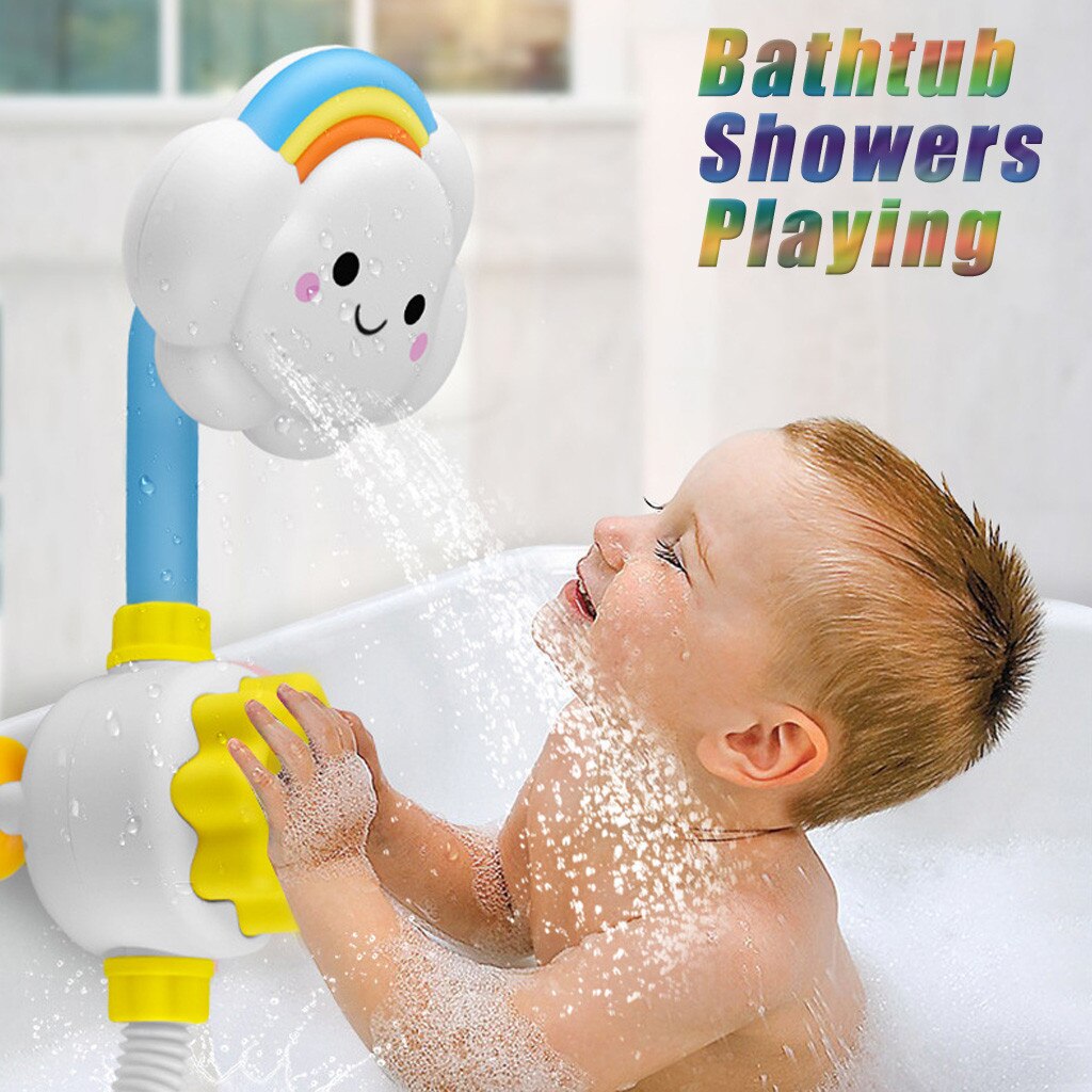 Bad Speelgoed Voor Kids Baby Water Game Wolken Model Kraan Douche Waternevel Speelgoed Voor Kinderen Spuitende Sprinkler Badkamer Baby speelgoed