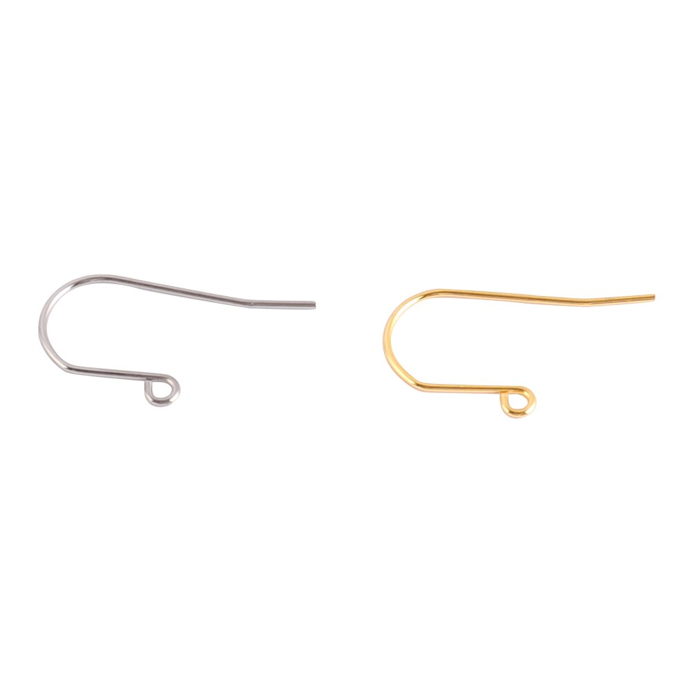 50 Stuks Roestvrij Staal Oorhaak Bevindingen Sluitingen Haken Diy Earring Supplies Accessoires Slangetje Sieraden Voor Maken Oorbel Onderdelen