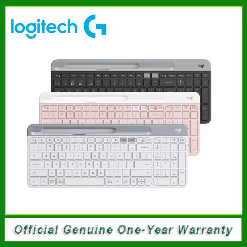 Logitech K580 Draadloos toetsenbord Draagbaar dun licht Kantoortoetsenbord voor meerdere apparaten voor pc Tablet Laptop Ipad Kantoorcomputer