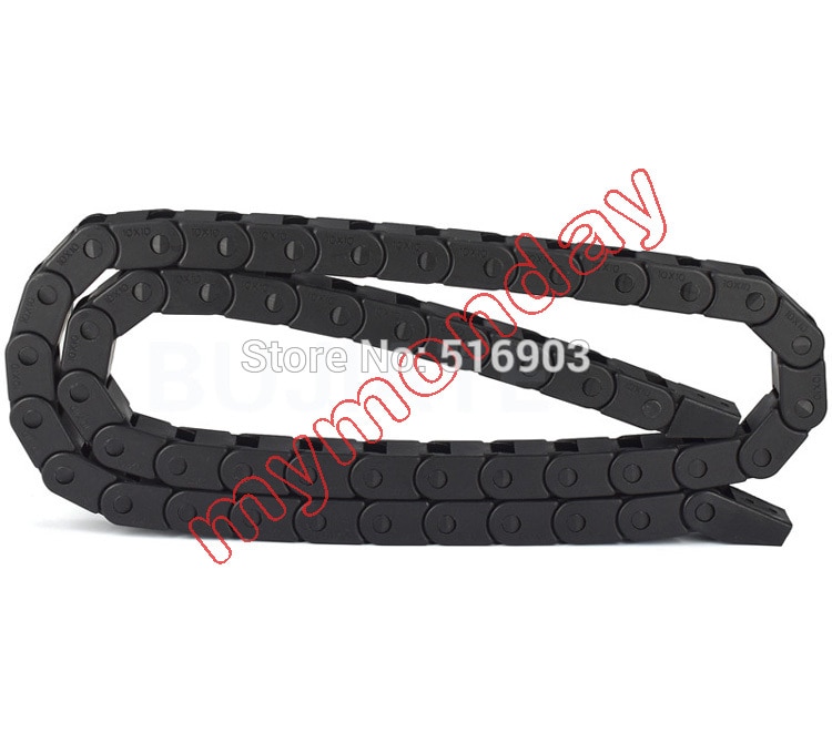 Transmissionskedjor 10x 10mm 10*15mm 10*20mm 1m öppna på båda sidor plast draglina kabeldragkedja för 3d skrivardelar