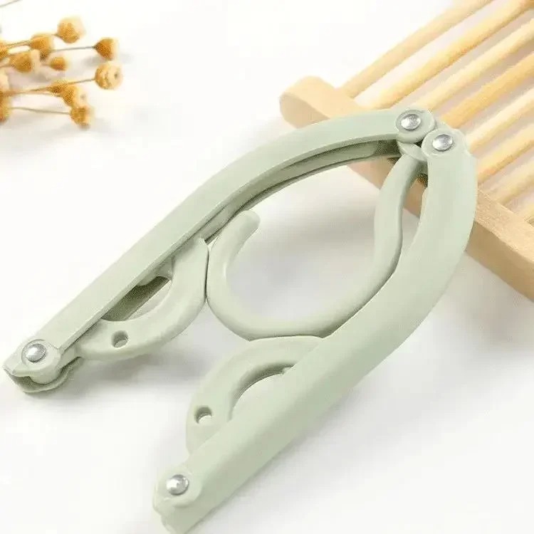 Multifunctional Folding Clothes Hanger Portable Clothes Hanger Foldable Drying Rack Space Saving Stand: Bronze