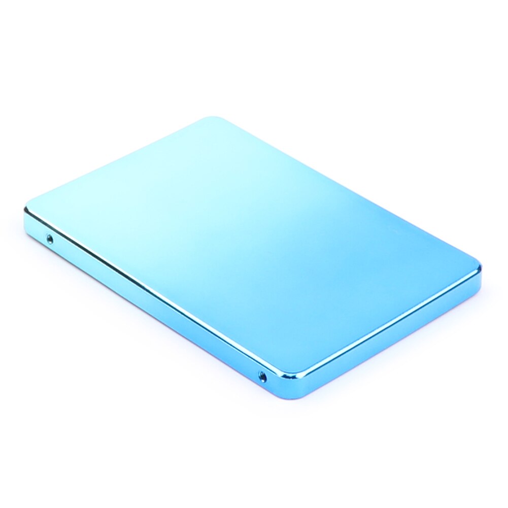 SATA III-unidad interna de estado sólido SSD de 2,5 pulgadas para ordenador, gradiente Multicolor, Cyan Funda de disco duro, con bolsa de Cable USB,