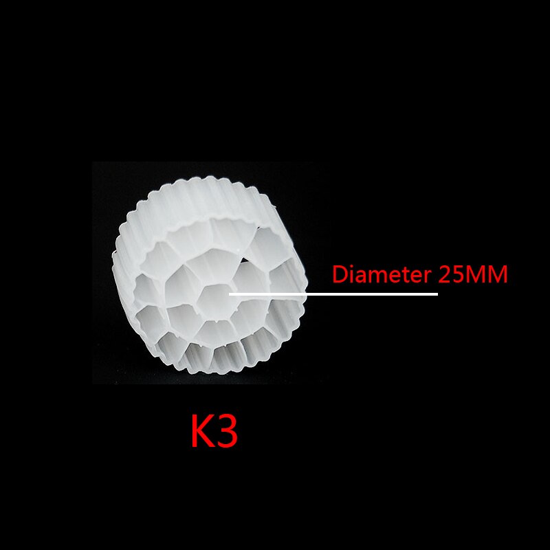 500g/1kg k1 k2 k3 akvarium koi dam plast biokemiske filtermedier fisketank filtermateriale: K3 / 1000g