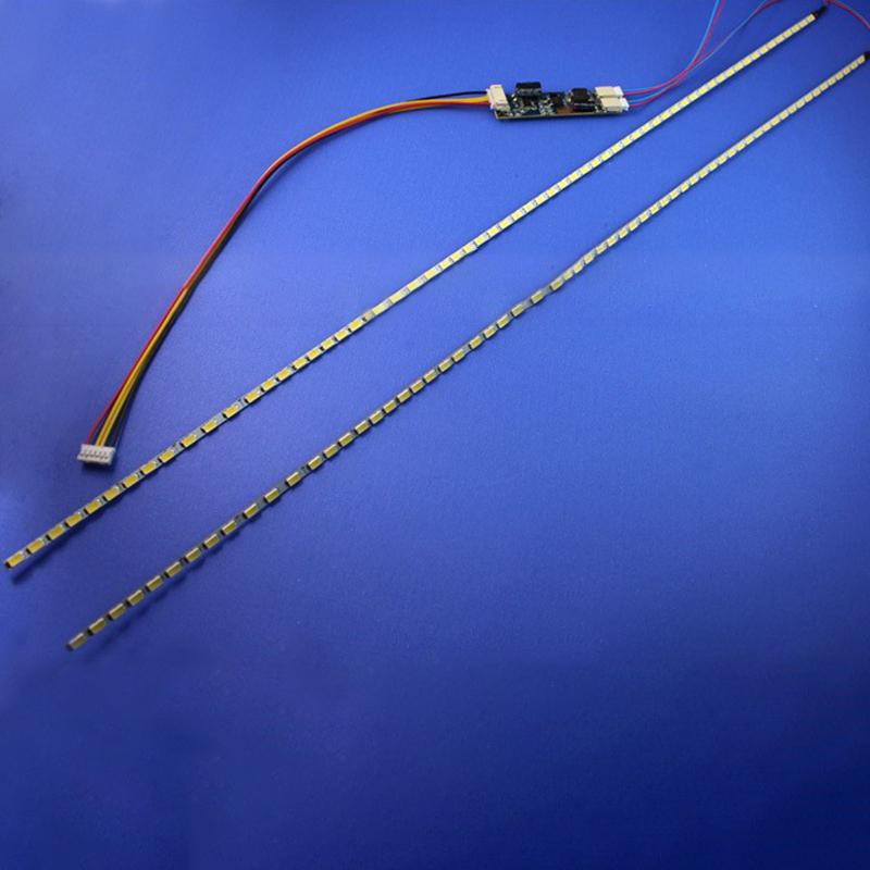 EastVita 22 inch Wide LED Backlight Lamps Update Kit Adjustable LED Light for LCD Monitor 2 LED Strips r60