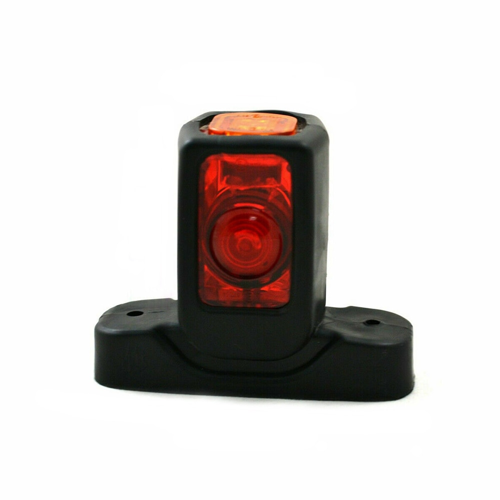 2 stk 4 led rød hvid gul sidemarkeringslys lampe til bil lastbil trailer lastbil campingvogn varemærke sidelys 12v 24v