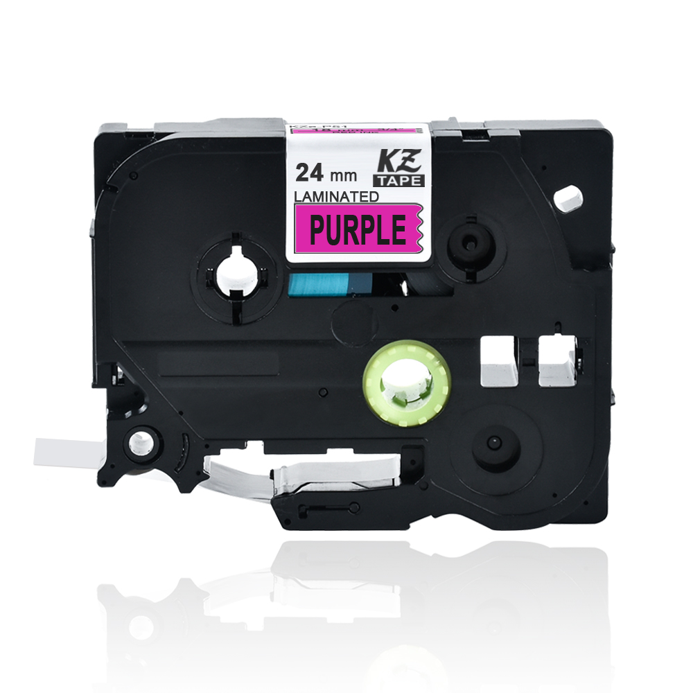 24mm Multicolor Laminated Label Tape label ribbon tze tape for Brother p-touch printers as Tze-251 tze-251 tze 251 tze251 tz251