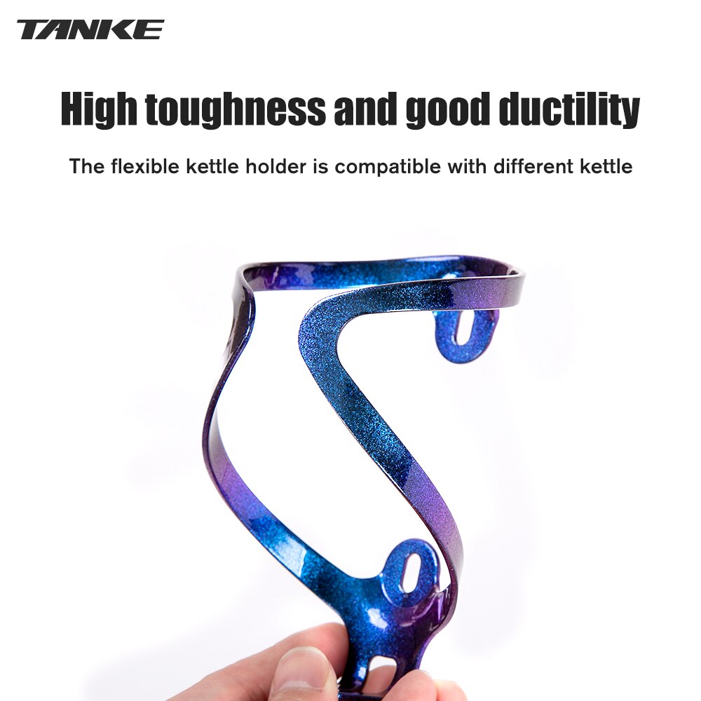 Tank cykel flaskburar färgglada ridning vattenkokare hållare fäste aluminiumlegering mtb landsvägscykel dricka vatten flaskställ cykling ac