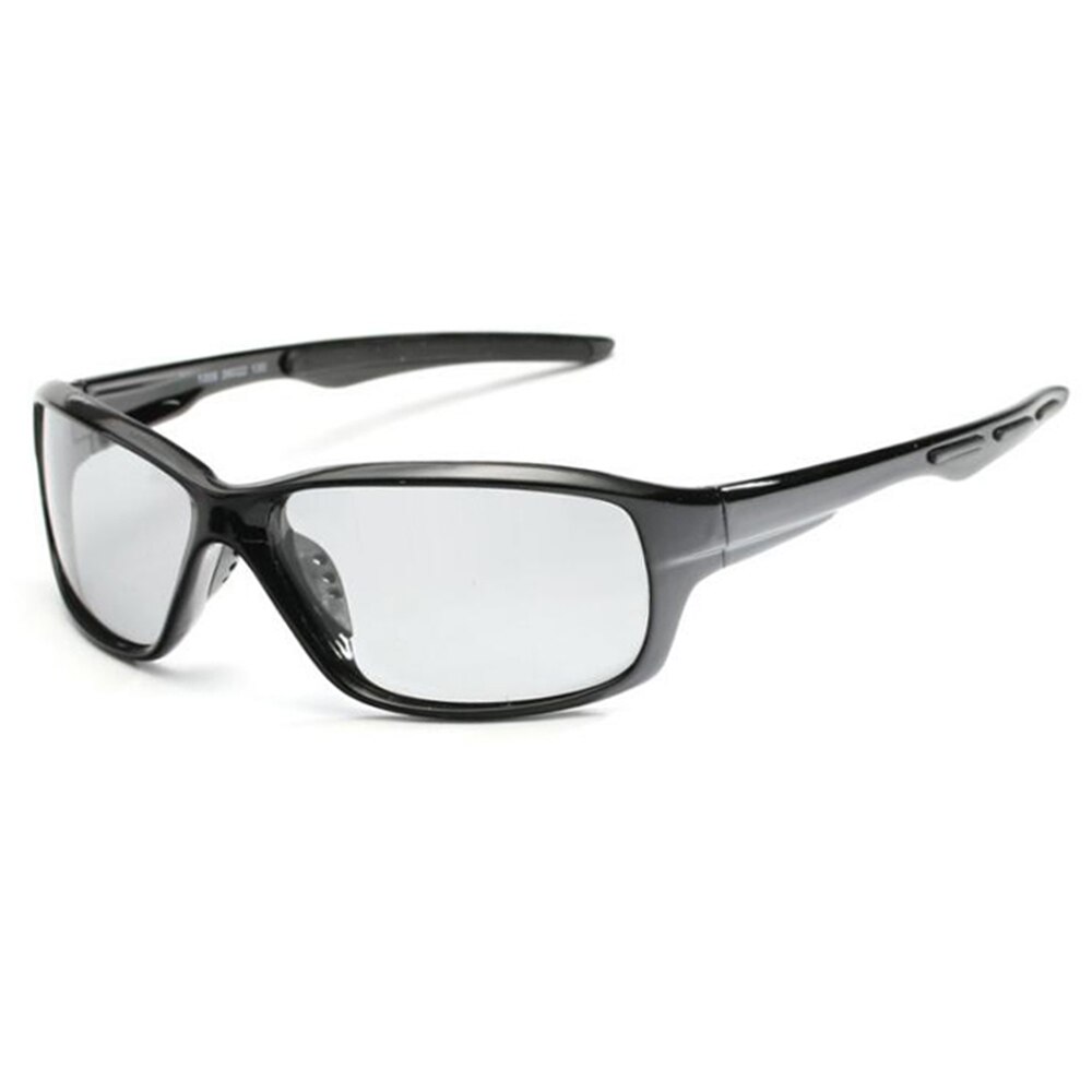 Fietsen Zonnebril Meekleurende Zonnebril Man Fietsen Bril Gepolariseerde Fiets Bril Gafas Ciclismo Polariserende Bril: Black