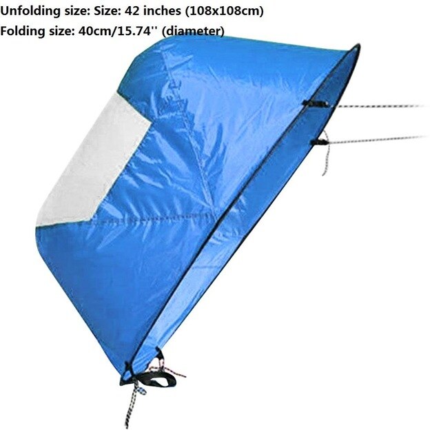 Plegable vela Kayak barco viento vela Sup Paddle Board navegación canoa carrera remo barcos viento ventana portátil PVC Popup: 02