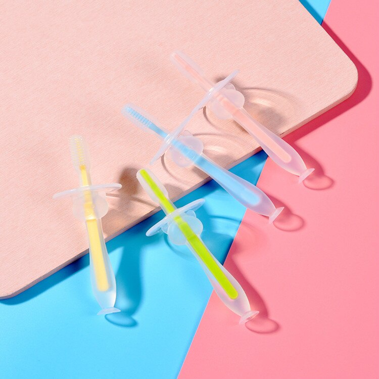 1PC Kids Soft Silicone Training Toothbrush Baby Children Dental Oral Care Tooth Brush Tool Baby Kid Tooth Brush Baby Items
