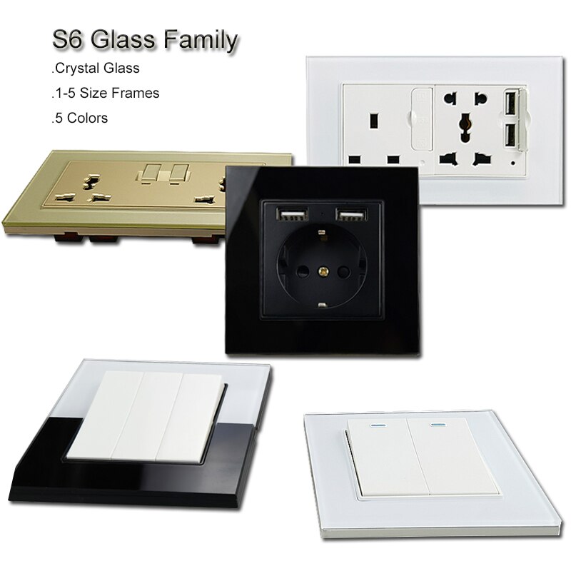 Wallpad wall embedded router wifi repeater usb oplader funktionstast til moduler kun 55*55mm