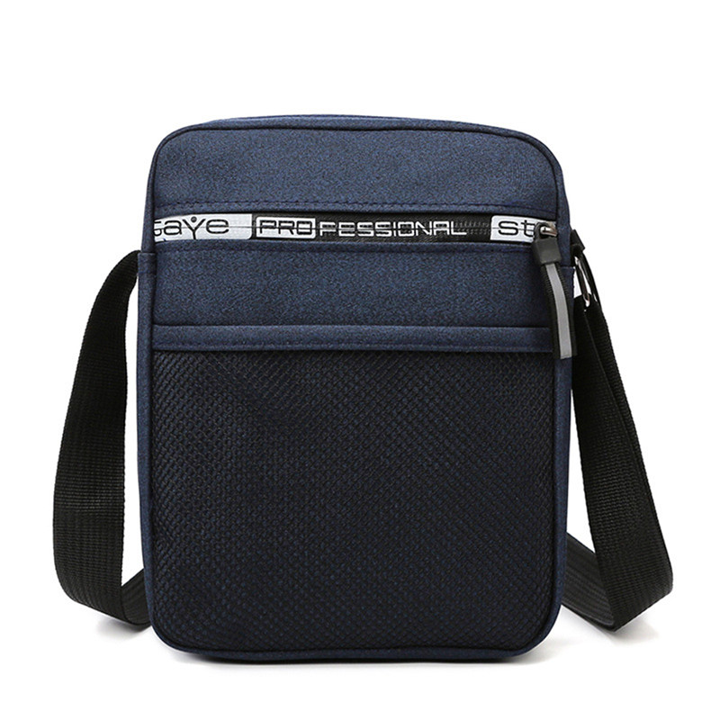 Heren Messenger Bag Crossbody Schoudertassen Mode Oxford Casual handtassen voor werk Zakelijke tas Portemonnee: Black