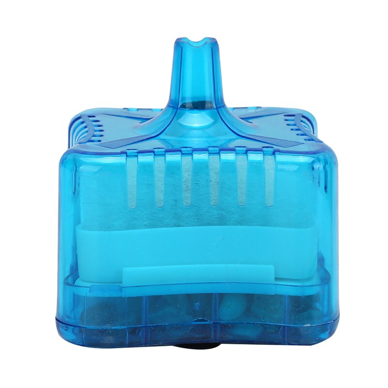 Blauwe waterfee mini aquariumfilter anti-luchtlift chloor biochemisch filter waterfee aquariumbevestiging