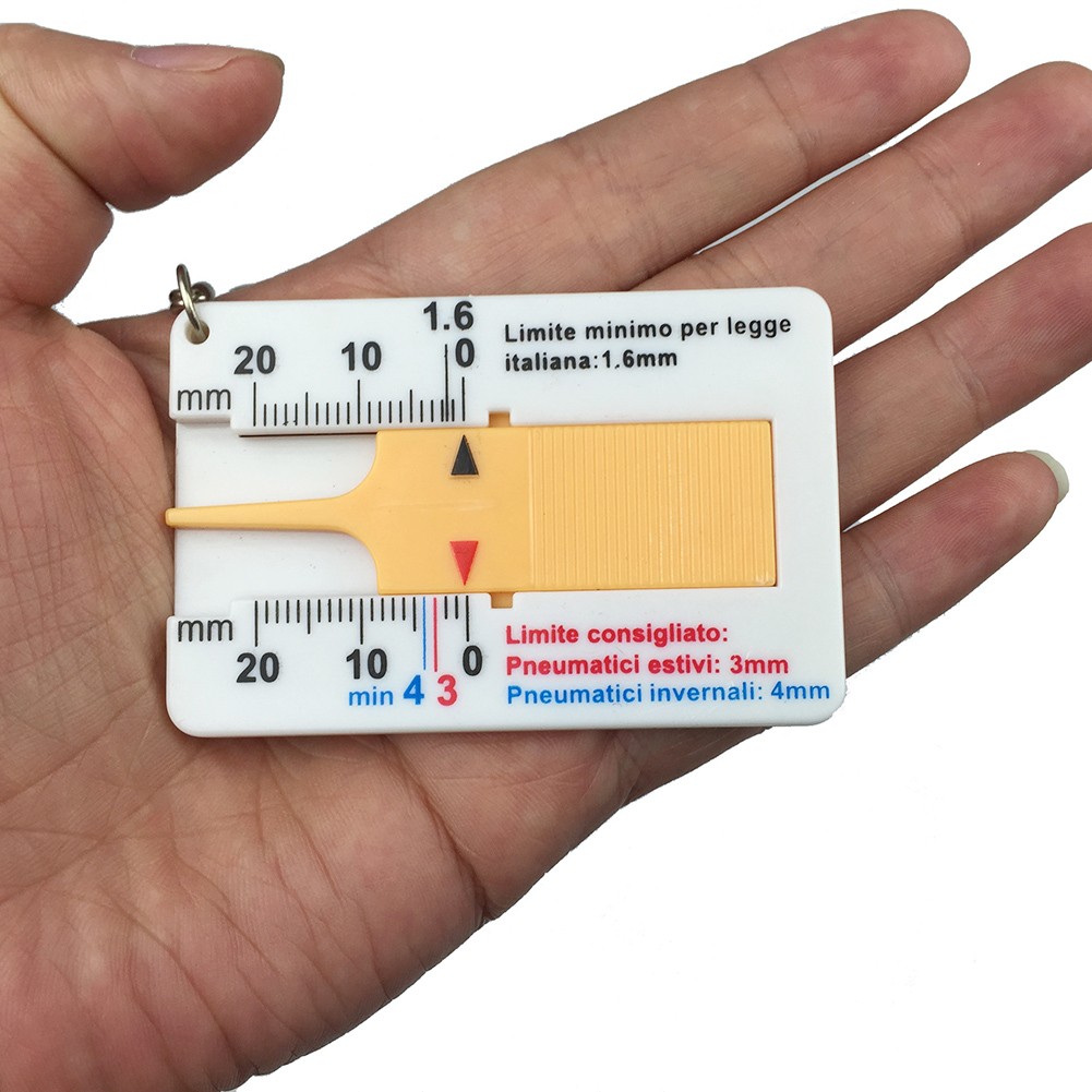 0-20mm Auto Auto Rad Profiltiefenmesser Tiefenanzeige Lineal Kunststoff Profil Messgerät Reifen Profiltiefenmesser Reifen Rad Messen Werkzeug