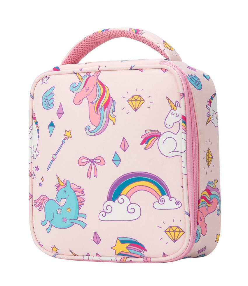 Einhorn schüler mittagessen tasche Isolierte Mittagessen Taschen Oxford Reise Notwendig Picknick Beutel unisex Thermische Abendessen Kasten Lebensmittel fallen