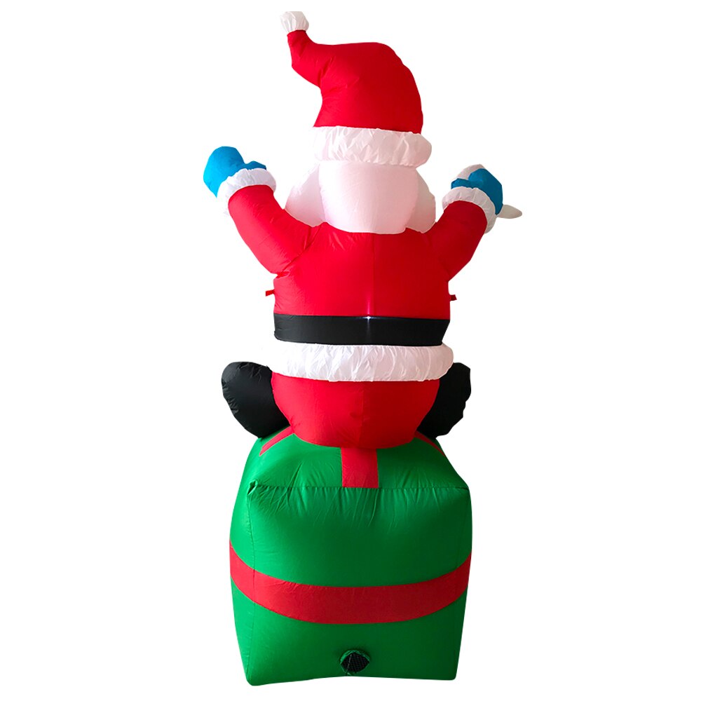 Inflatable Santa Claus LED Light Indoor Outdoor Home Yard Garden Decoration Inflatable Santa Claus LED Light Decoration 6' Tall