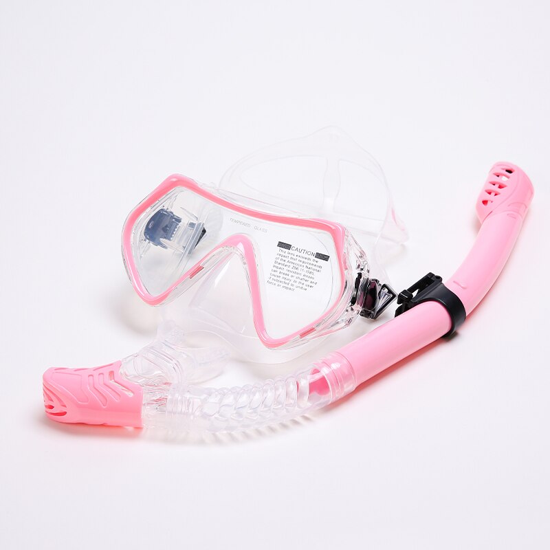 Professionele Duikmasker Snorkelpak Volwassen Siliconen Rok Bril Duikmasker: plum