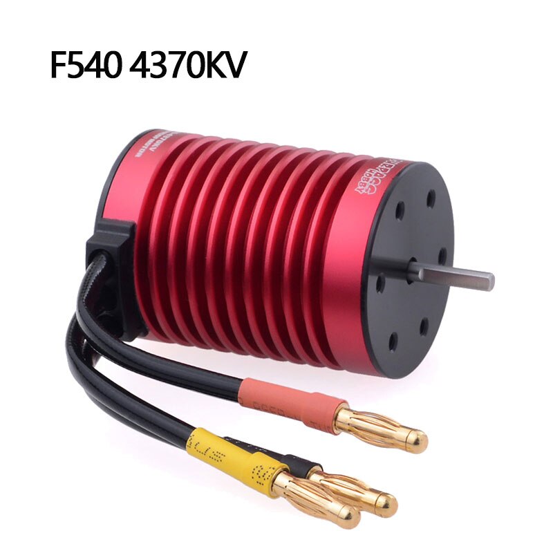 SUPERARE HOBBY 1/10 Parti di RC Impermeabile 3660 3650 F540 Brushless Motor w/Dissipatore di Calore 45A 60A 80A ESC 6KG 9KG Metal Gear 25T Braccio: F540 4370KV