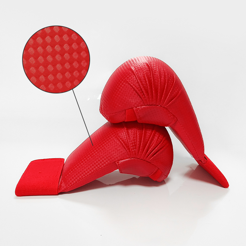 Gants de protection du pouce de karaté, modèle épaissi, protège-mains de karaté , protège-mains MMA, gants de boxe pour adultes et enfants: L / Rouge