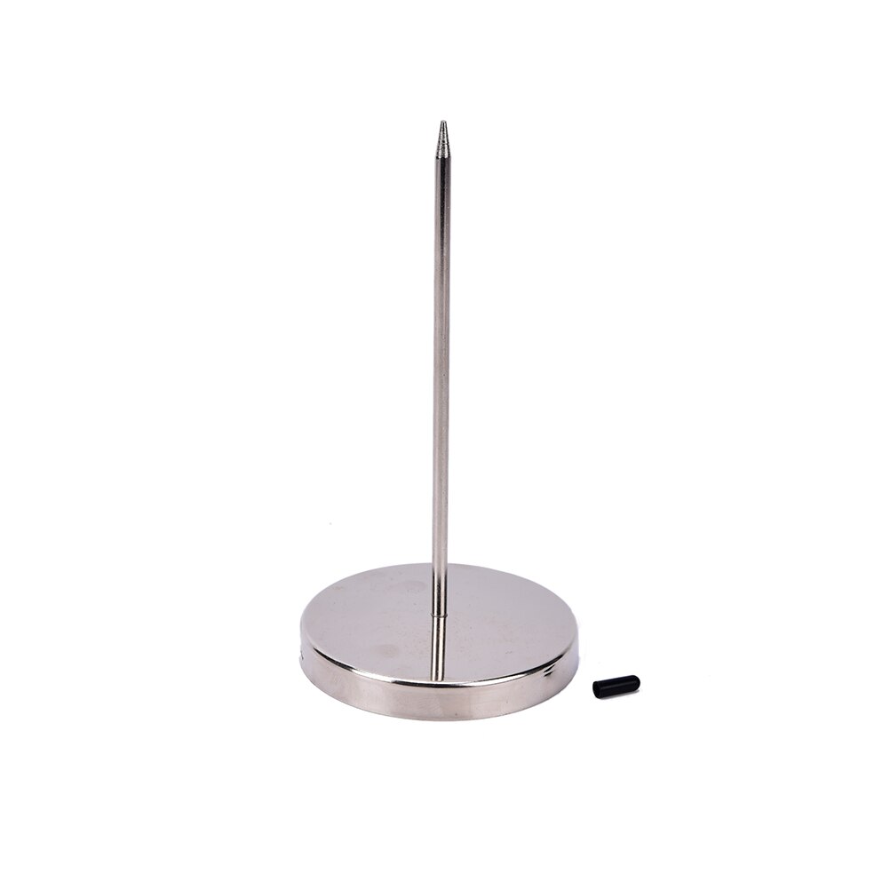 1Pcs Rvs Rechte Staaf Papier Memo Houder Bill Vork Vork Voor Ontvangst Ontvangst Note Spike Stick !