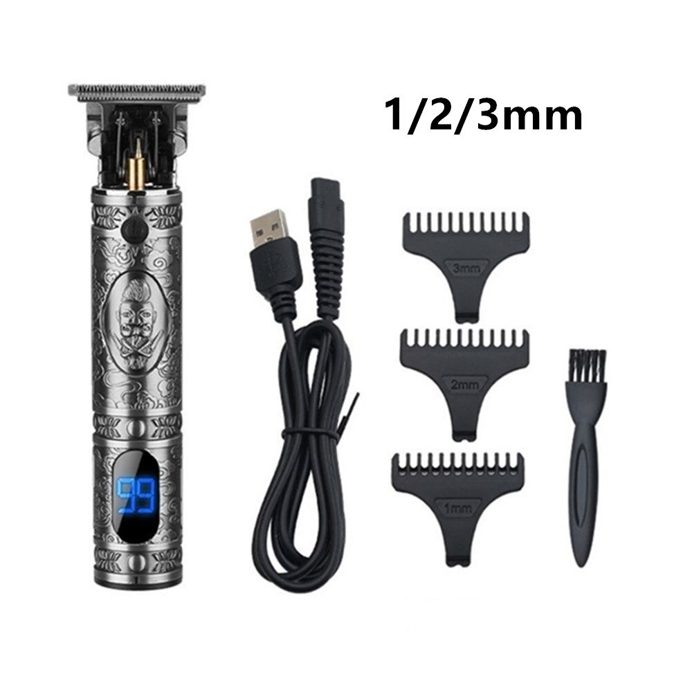 Hair Trimmers USB Rechargeable Hair Clipper Barber Trimmer Beard Trimmer Cutter Haircut for Men Styling Tool: 110390